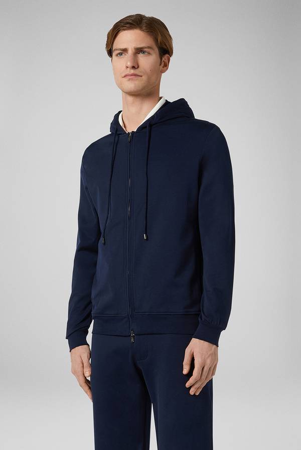 Pull Pal Zileri Felpa con cappuccio in puro cotone Vendita