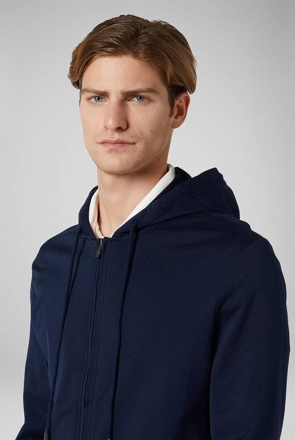 Pull Pal Zileri Felpa con cappuccio in puro cotone Vendita