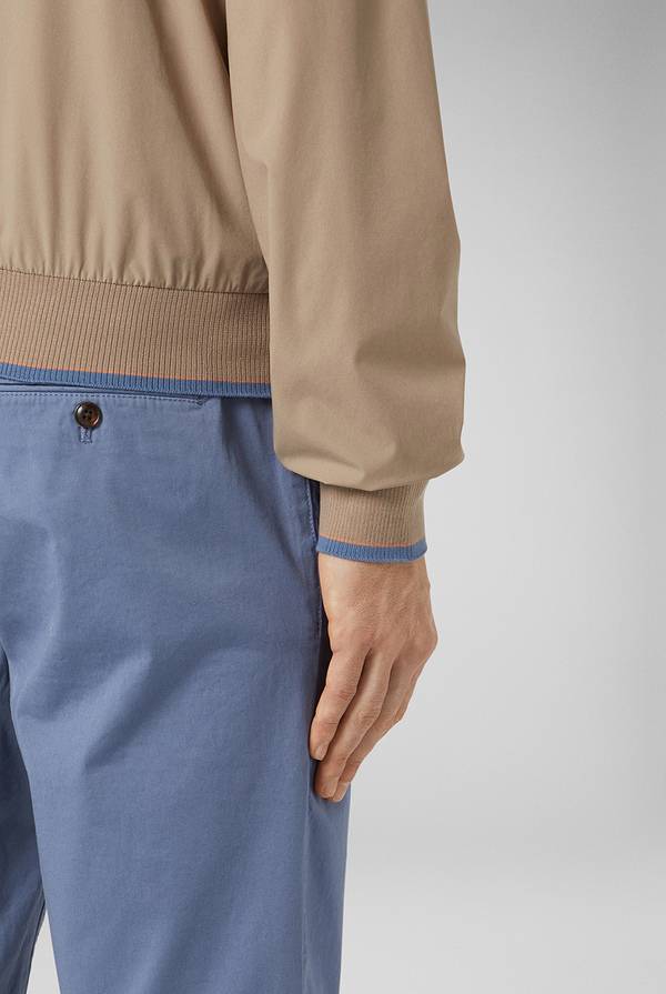 Pull Pal Zileri Bomber in soft shell color tortora Spedizione Gratuita