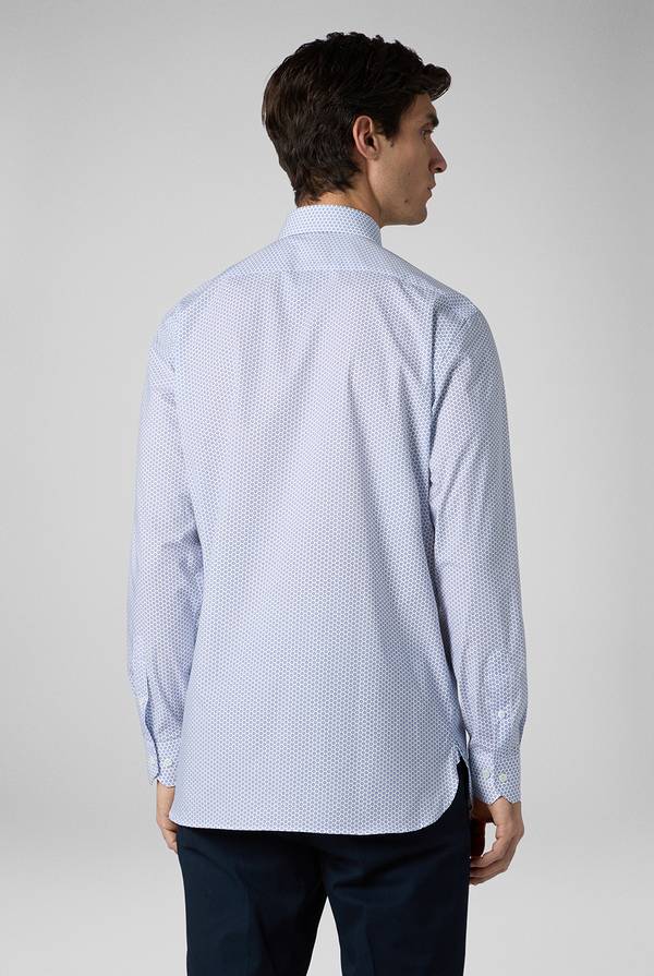 Pull Pal Zileri Camicia in puro cotone con stampa circolare Outlet