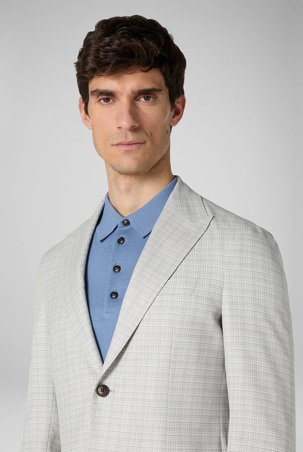 Pull Pal Zileri Giacca Effortless con motivo micro check Vendite Flash