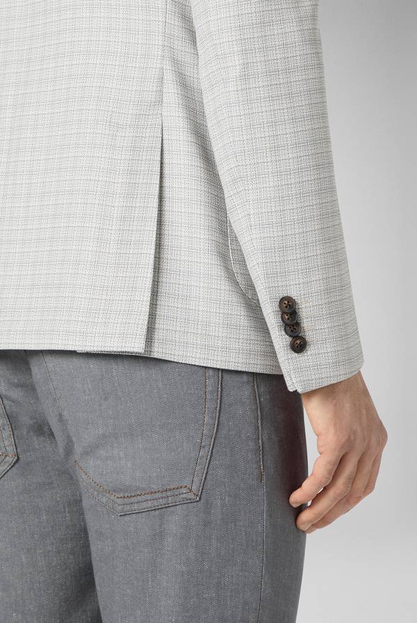 Pull Pal Zileri Giacca Effortless con motivo micro check Vendite Flash