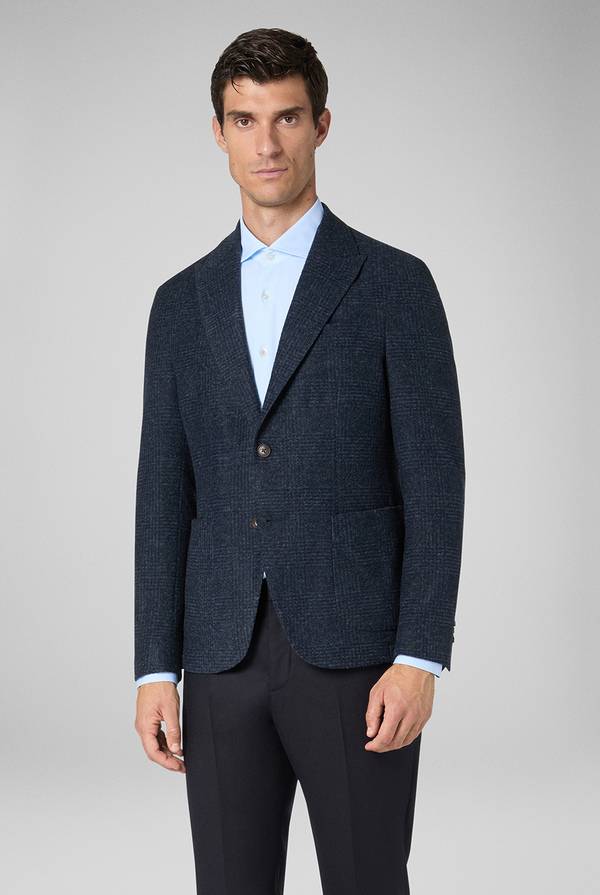 Pull Pal Zileri Giacca in lana tecnica con micro pattern Promozione