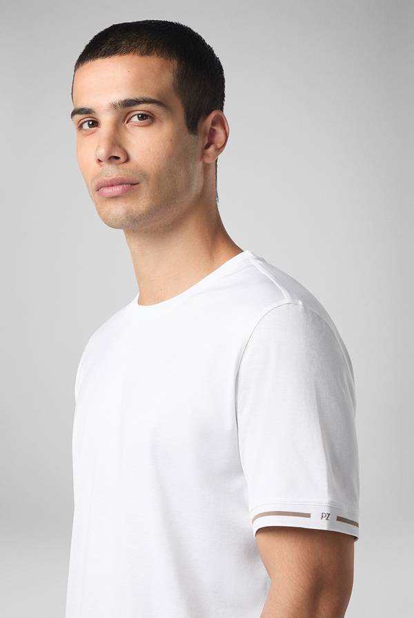 Pull Pal Zileri T-Shirt in jersey con logo ricamato Pezzi Unici