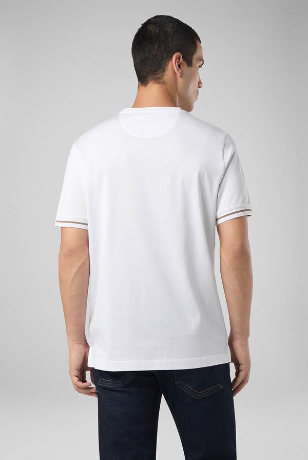 Pull Pal Zileri T-Shirt in jersey con logo ricamato Pezzi Unici
