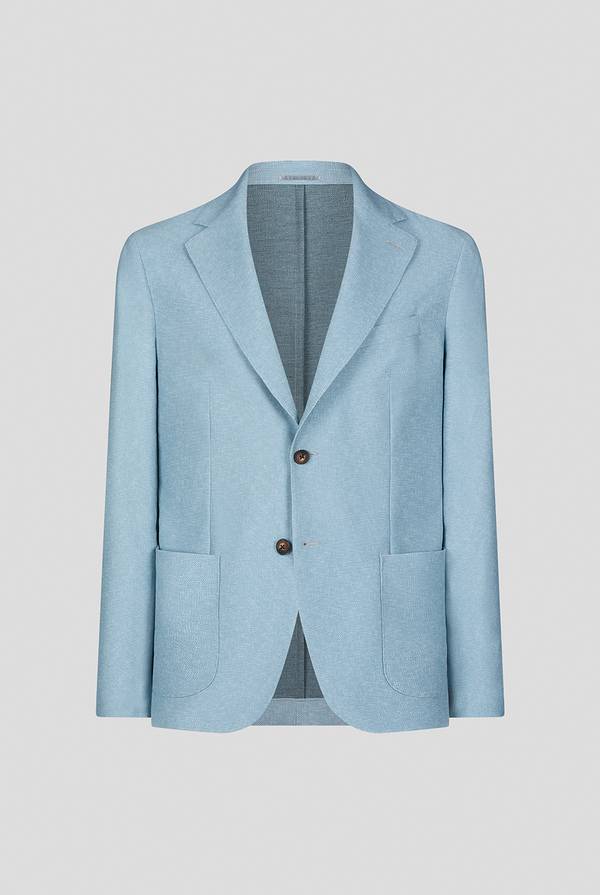Pull Pal Zileri Giacca Effortless in jersey stampato