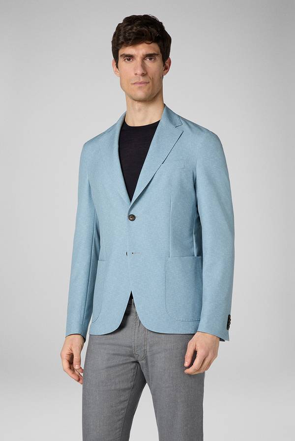 Pull Pal Zileri Giacca Effortless in jersey stampato Offerta Anniversario
