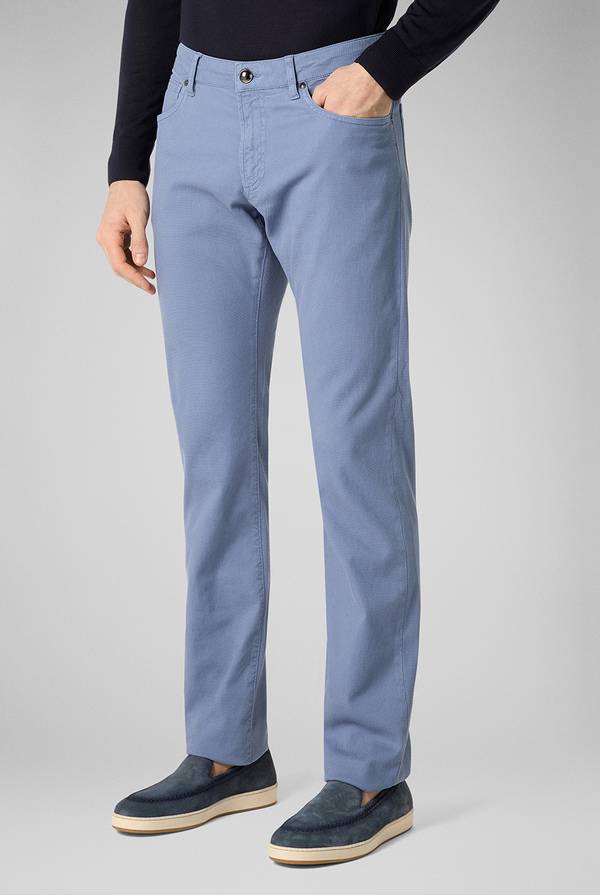 Pull Pal Zileri Pantalone 5 tasche in cotone stretch tinto in capo Sconto