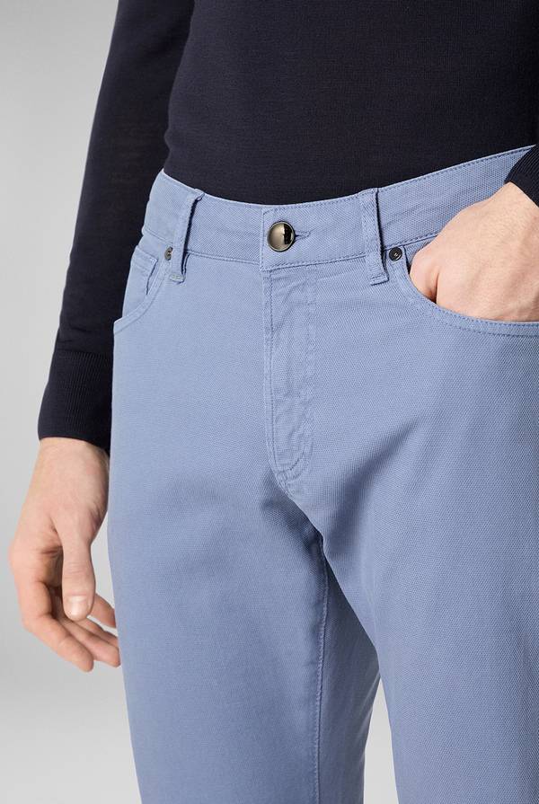 Pull Pal Zileri Pantalone 5 tasche in cotone stretch tinto in capo Sconto