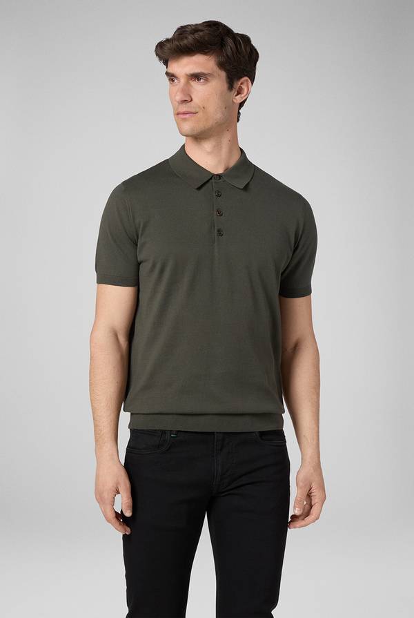 Pull Pal Zileri Polo in puro cotone a maniche corte Italia