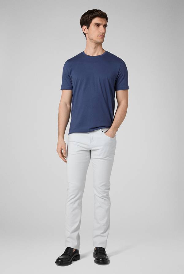 Pull Pal Zileri T-Shirt in cotone nel colore blu In Linea