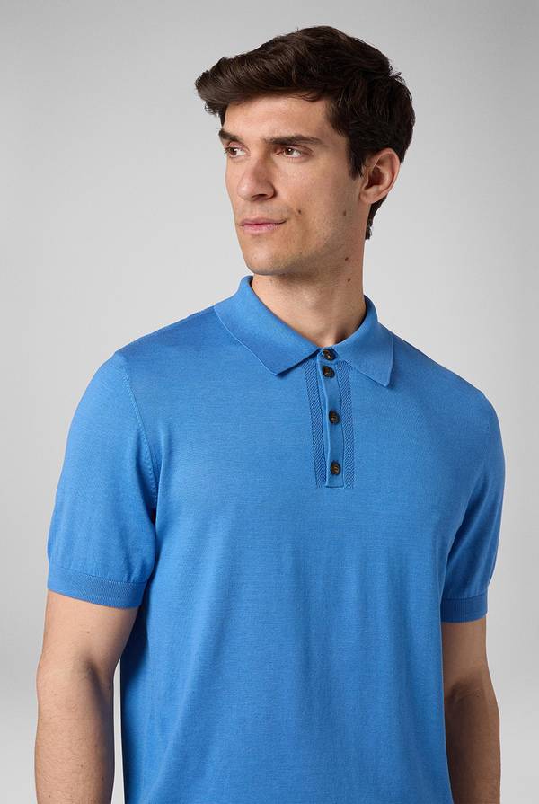 Pull Pal Zileri Polo in maglia di lana e seta Nuovo