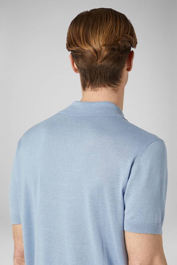 Pull Pal Zileri Polo in maglia di lino e seta Qualità