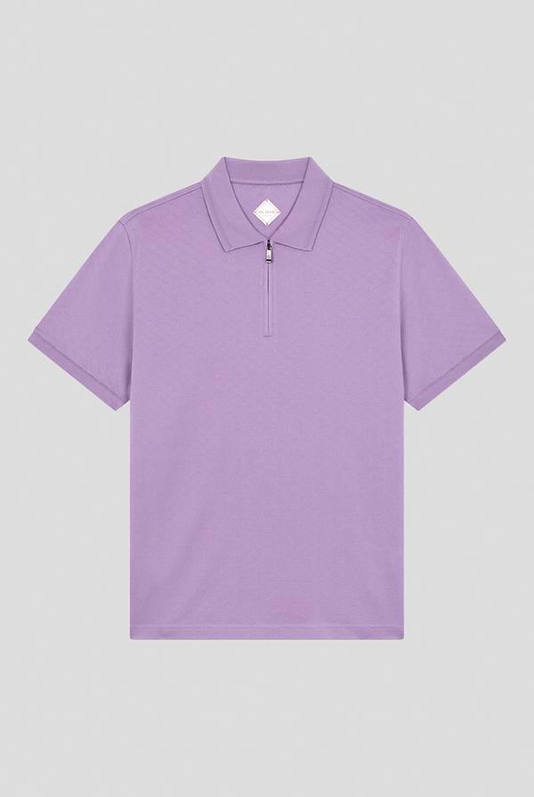 Pull Pal Zileri Polo con monogramma allover