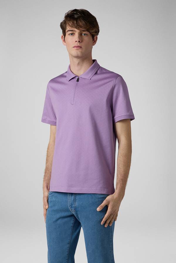 Pull Pal Zileri Polo con monogramma allover Spedizione Gratuita