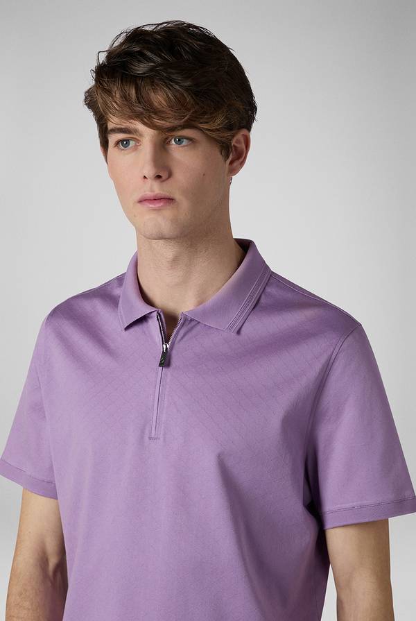 Pull Pal Zileri Polo con monogramma allover Spedizione Gratuita