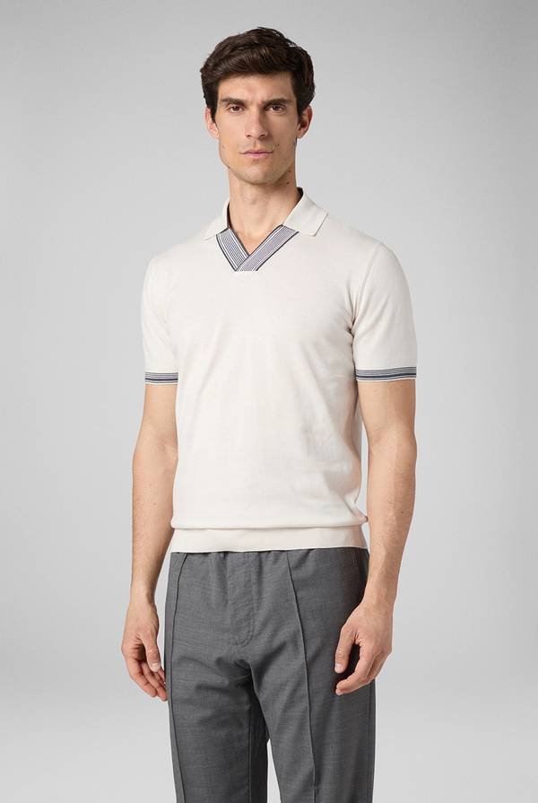 Pull Pal Zileri Polo con finiture millerighe Negozi Online