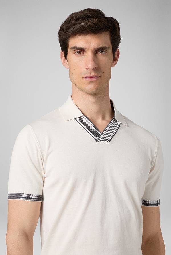 Pull Pal Zileri Polo con finiture millerighe Negozi Online