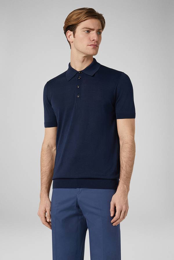 Pull Pal Zileri Polo in maglia di seta e cotone Acquista Ora