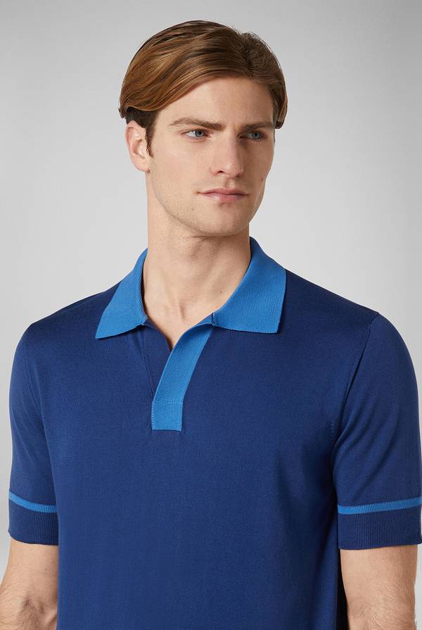 Pull Pal Zileri Polo in maglia con dettagli a contrasto Consegna Veloce
