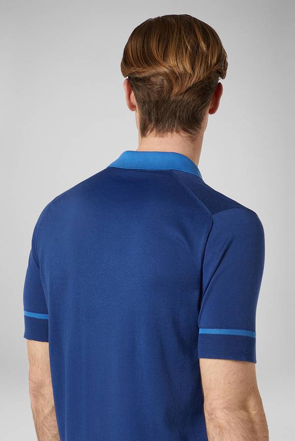 Pull Pal Zileri Polo in maglia con dettagli a contrasto Consegna Veloce