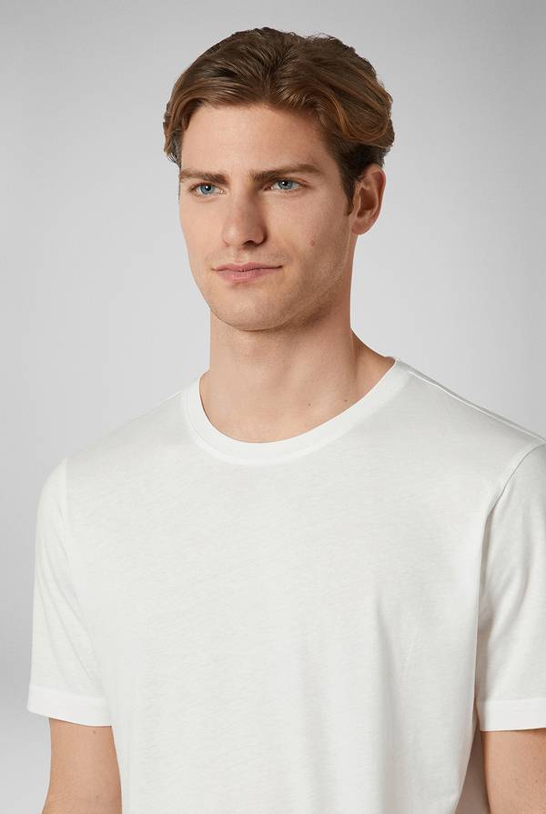 Pull Pal Zileri T-Shirt in cotone nel colore bianco Promozione Limitata