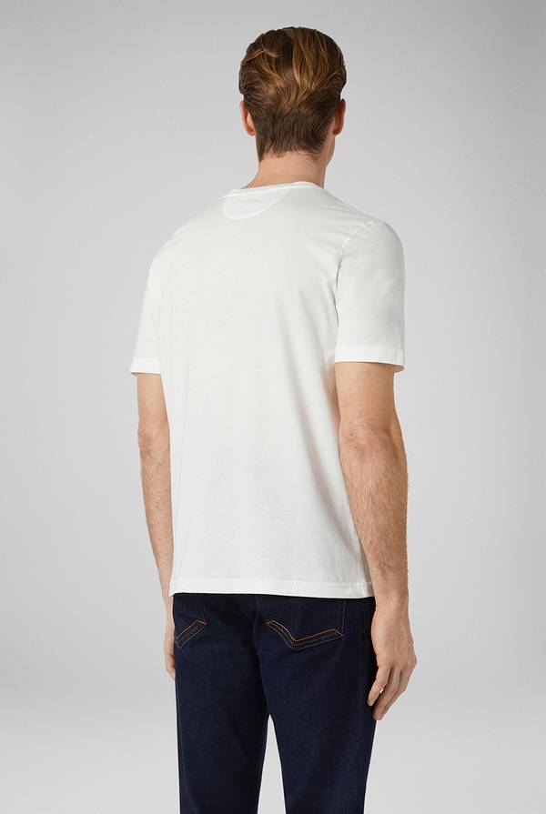 Pull Pal Zileri T-Shirt in cotone nel colore bianco Promozione Limitata