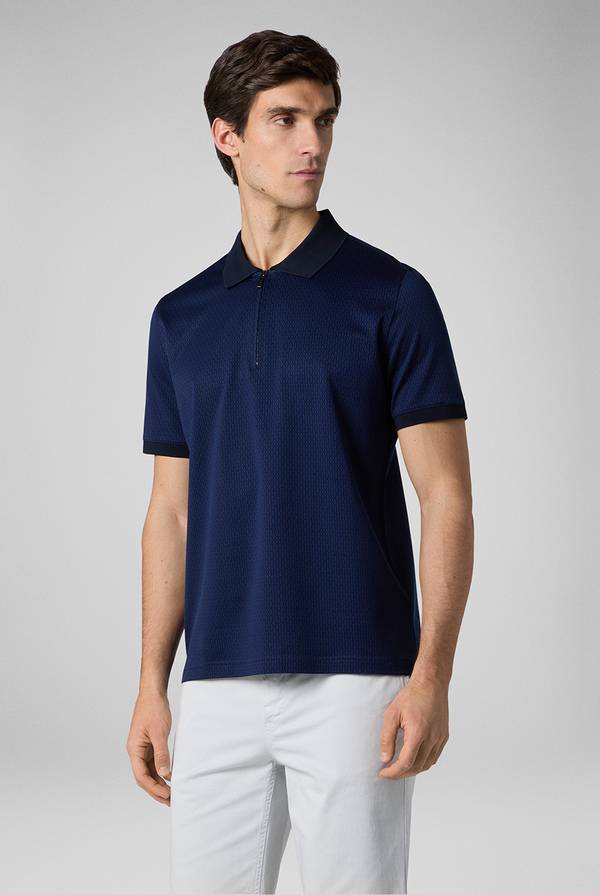 Pull Pal Zileri Polo a zip in cotone mercerizzato Affare Del Giorno