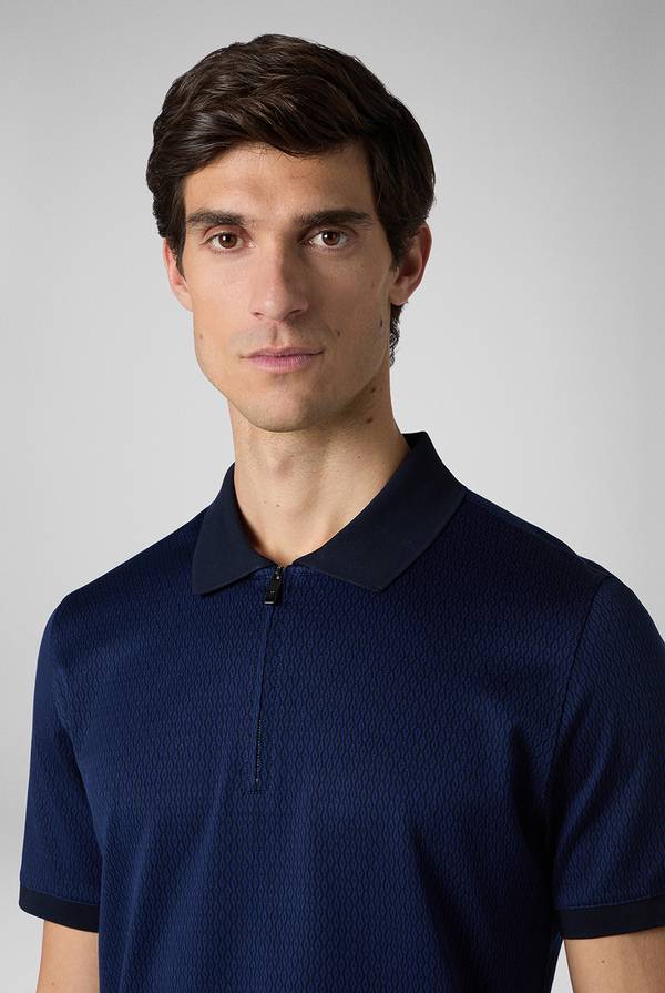 Pull Pal Zileri Polo a zip in cotone mercerizzato Affare Del Giorno