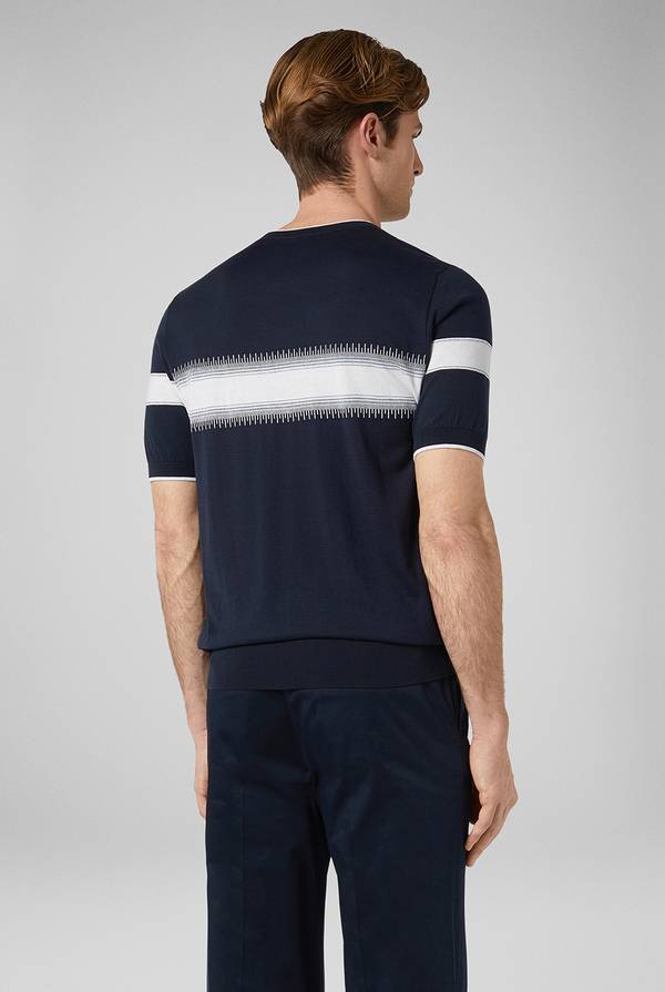 Pull Pal Zileri Maglia girocollo in seta e cotone Convenienza