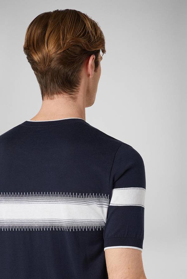 Pull Pal Zileri Maglia girocollo in seta e cotone Convenienza