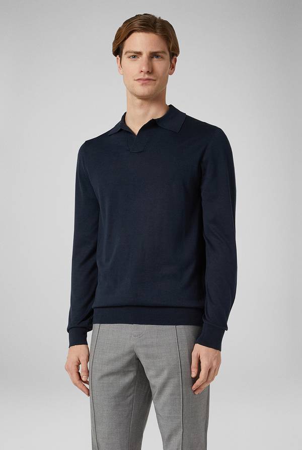 Pull Pal Zileri Polo in maglia a maniche lunghe Economico