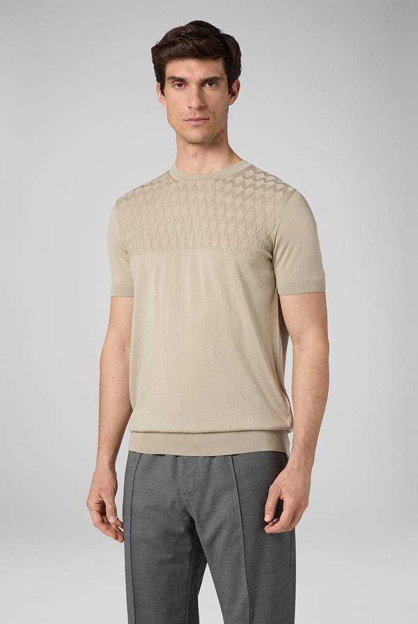 Pull Pal Zileri Tshirt con lavorazione 3D Outlet