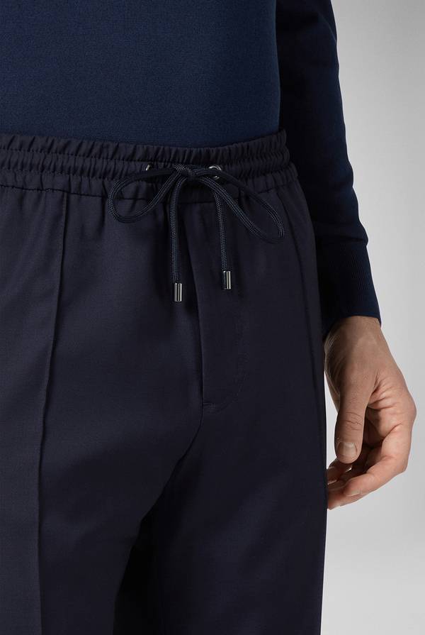Pull Pal Zileri Drawstring in lana In Linea