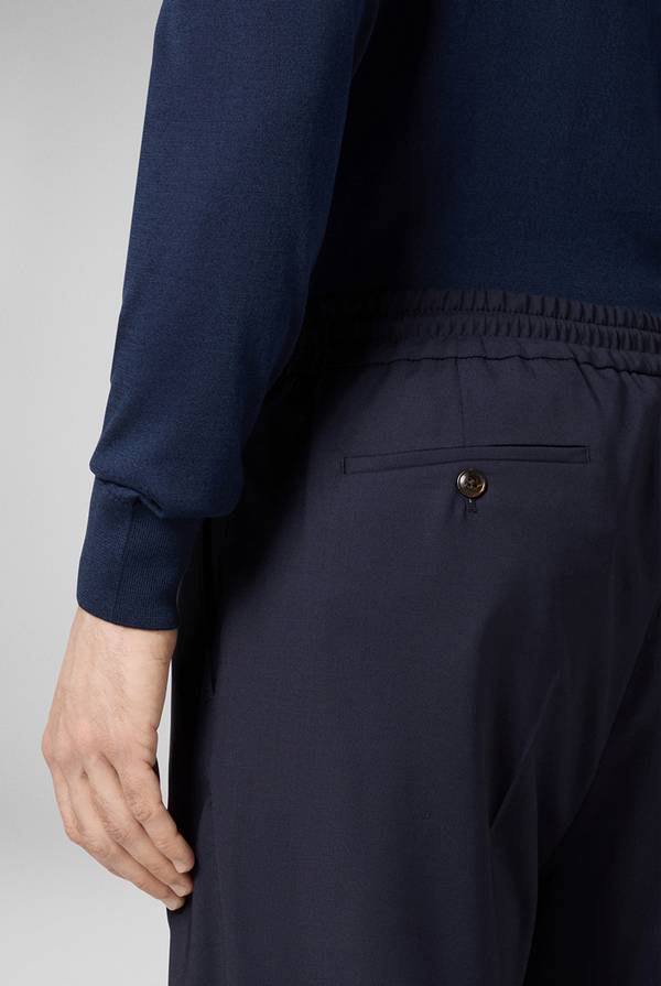 Pull Pal Zileri Drawstring in lana In Linea
