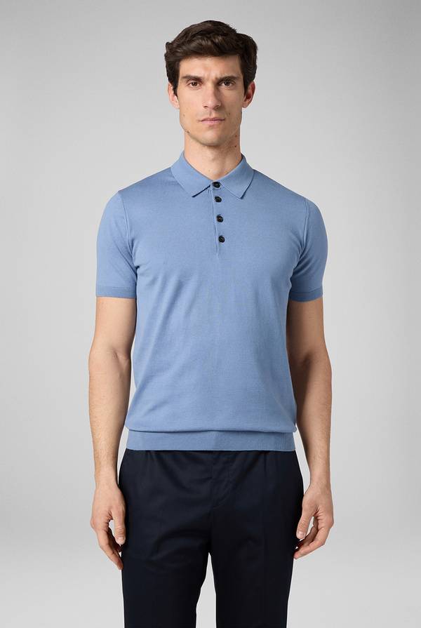 Pull Pal Zileri Polo in puro cotone a maniche corte Pezzi Unici