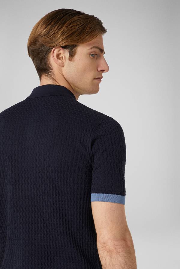 Pull Pal Zileri Polo con cuciture 3D Hotsell