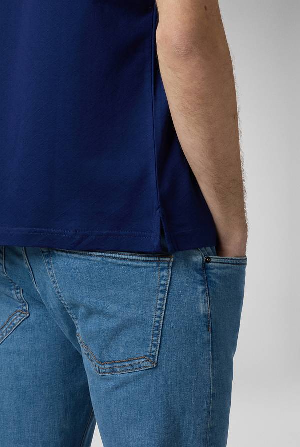 Pull Pal Zileri Polo con monogramma allover Shopping Online