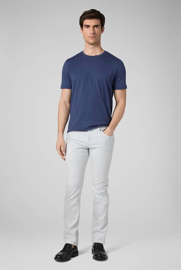 Pull Pal Zileri T-Shirt in cotone nel colore blu navy Convenienza