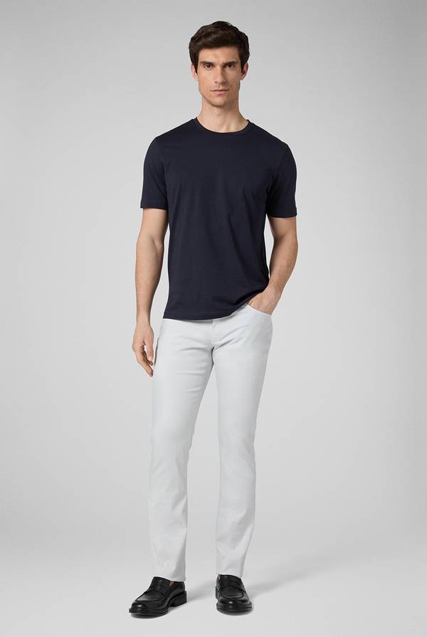 Pull Pal Zileri T-Shirt in cotone nel colore blu navy Convenienza