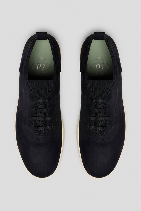 Pull Pal Zileri Sneakers in pelle calzata a calzino Negozio