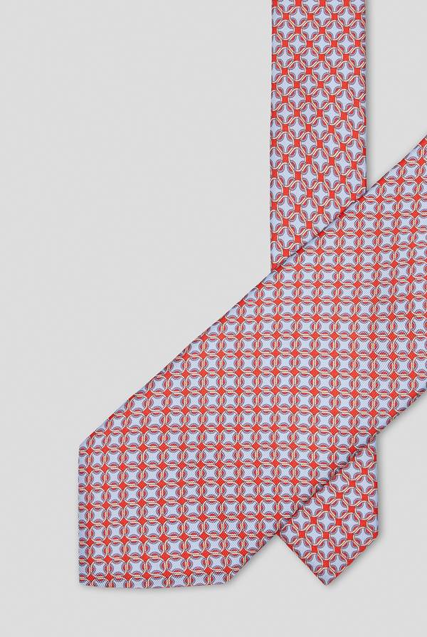 Pull Pal Zileri Cravatta in seta con stampa geometrica Sottocosto