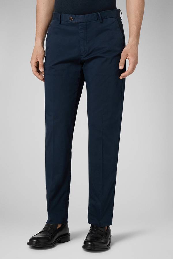 Pull Pal Zileri Chino in cotone stretch tinto in capo Qualità Garantita