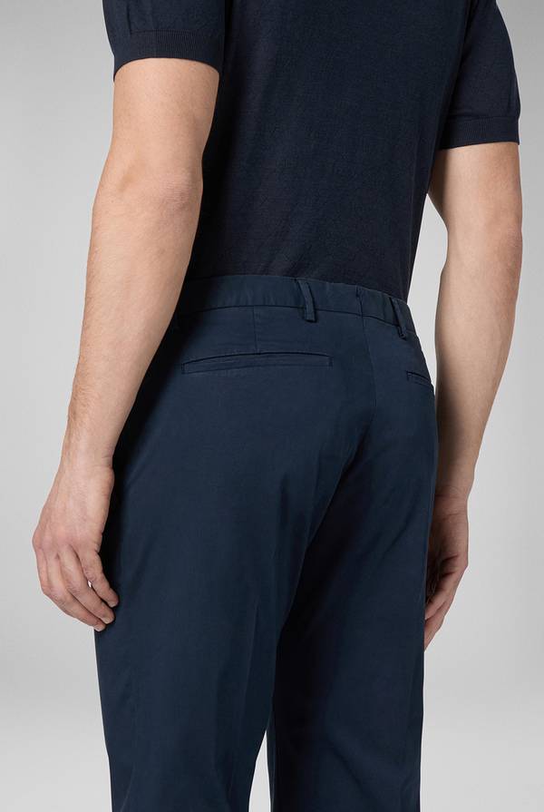 Pull Pal Zileri Chino in cotone stretch tinto in capo Qualità Garantita