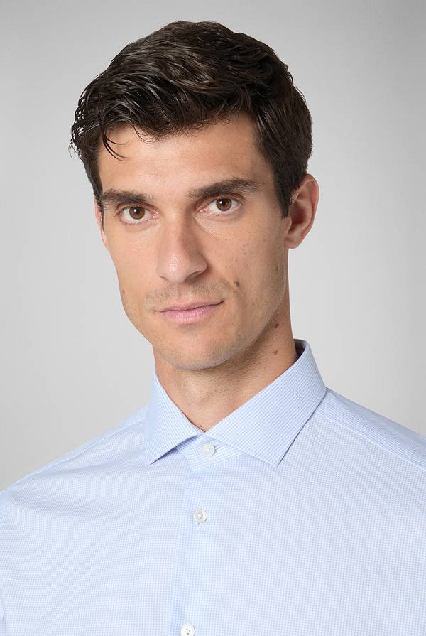 Pull Pal Zileri Camicia micro jacquard con collo Torino Offerte