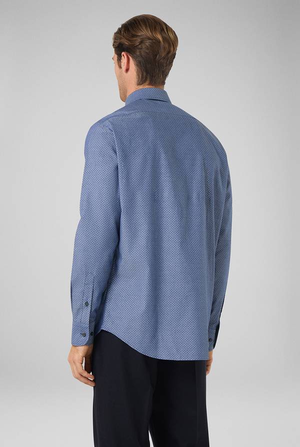 Pull Pal Zileri Camicia micro jacquard con collo Torino Qualità