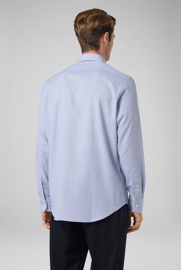 Pull Pal Zileri Camicia micro jacquard con collo Torino Fino Al -60%