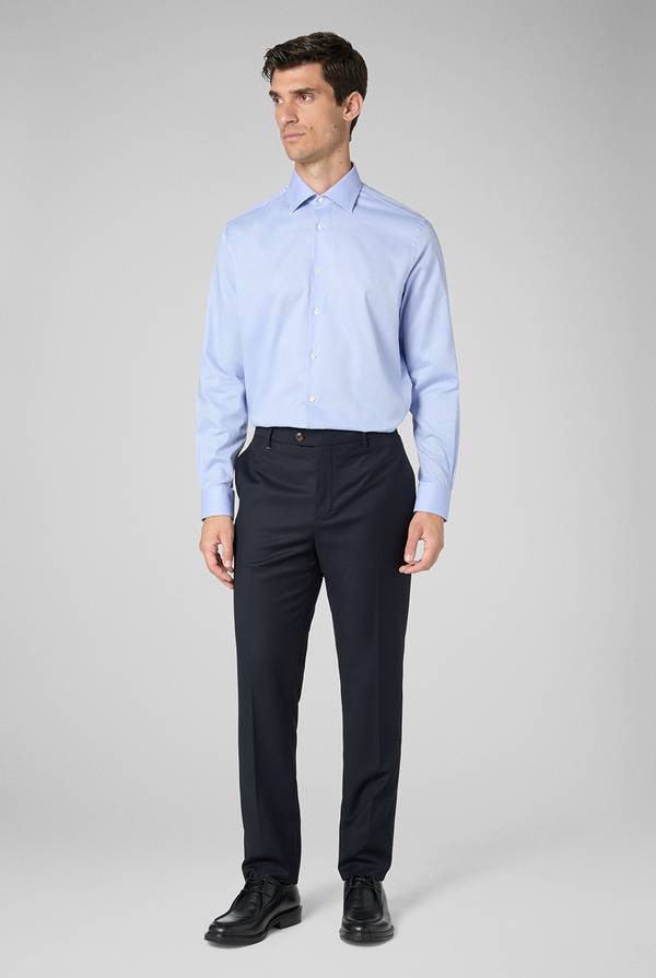 Pull Pal Zileri Camicia micro jacquard con collo Milano Novità