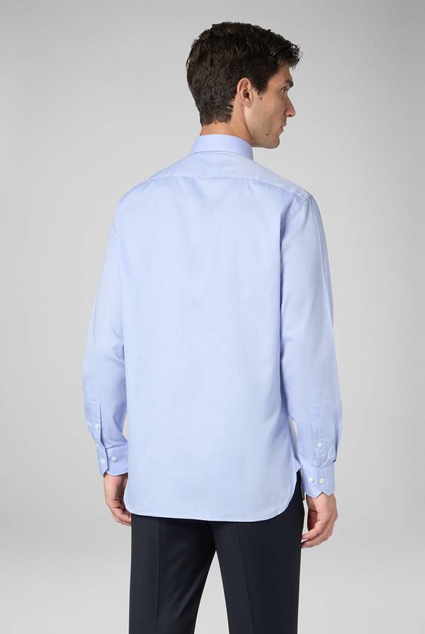 Pull Pal Zileri Camicia micro jacquard con collo Milano Novità