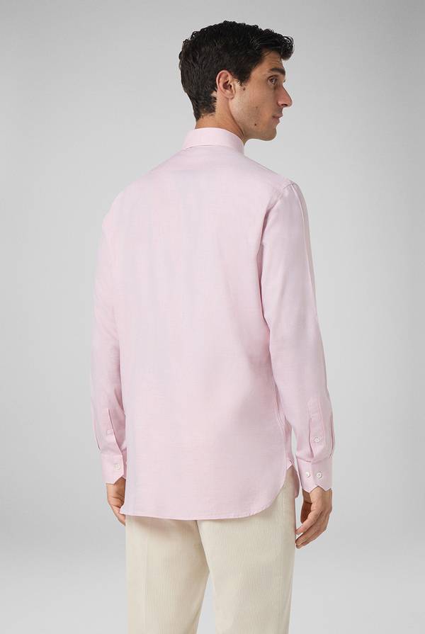Pull Pal Zileri Camicia in cotone, viscosa e seta melange Vendita Calda